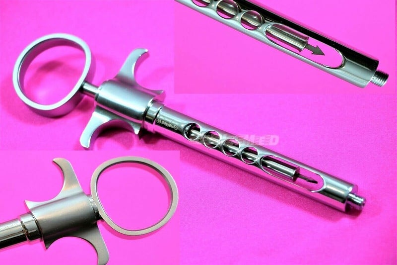 CYNAMED Premium German -Dental Syringe Aspirating 1.8ml Cartridge Auto Passive anesthetic Syringe Dental Instrument Self-Aspirating Syringe-Dental Syringe anesthetic (Set of 3 Each) - Image 4